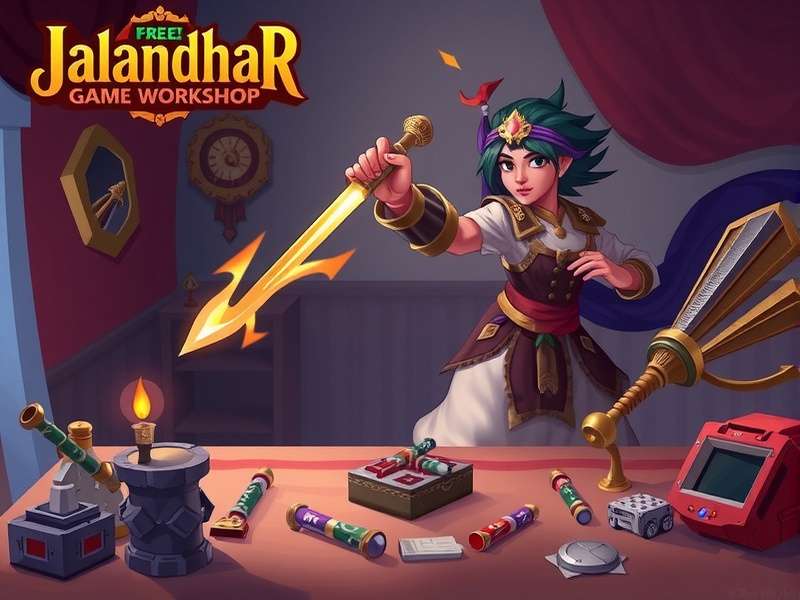 Game developers working in Jalandhar Game Workshop studio